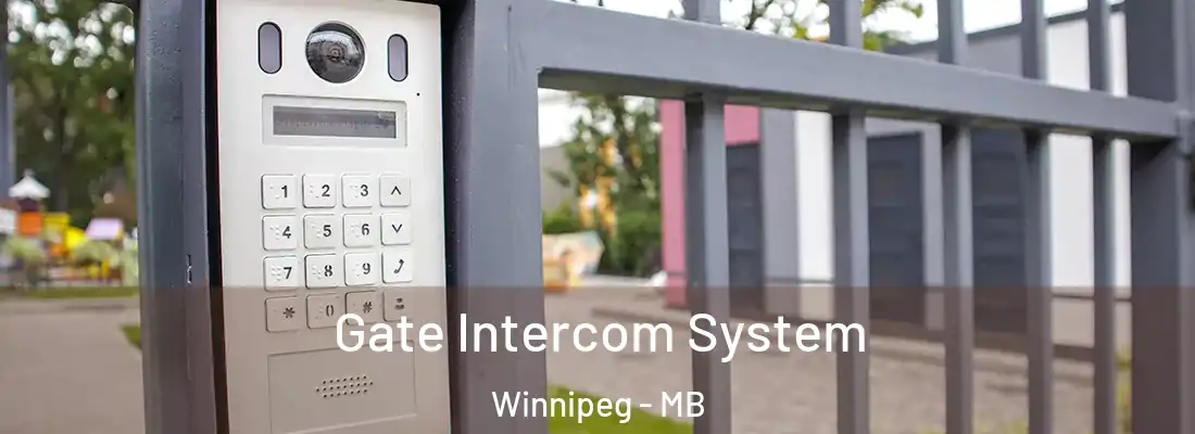 Gate Intercom System Winnipeg - MB